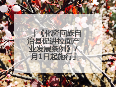《化隆回族自治县促进拉面产业发展条例》7月1日起施行