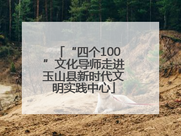 “四个100”文化导师走进玉山县新时代文明实践中心