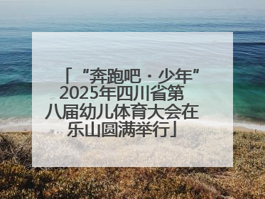 “奔跑吧・少年”2025年四川省第八届幼儿体育大会在乐山圆满举行