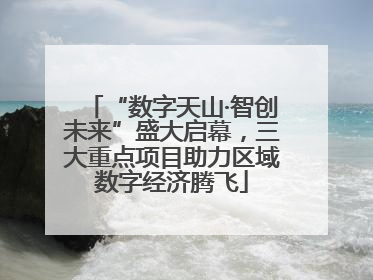 “数字天山·智创未来”盛大启幕，三大重点项目助力区域数字经济腾飞