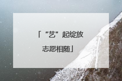 “艺”起绽放 志愿相随