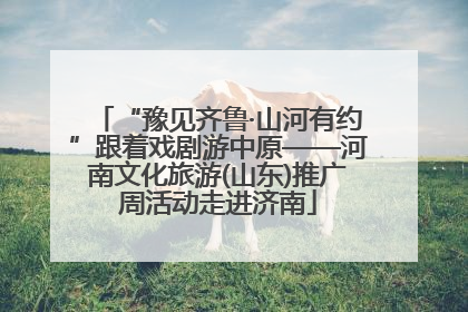 “豫见齐鲁·山河有约”跟着戏剧游中原——河南文化旅游(山东)推广周活动走进济南