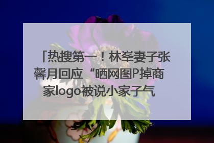 热搜第一！林峯妻子张馨月回应“晒网图P掉商家logo被说小家子气”：没那么多想法，可能有人恶意解读