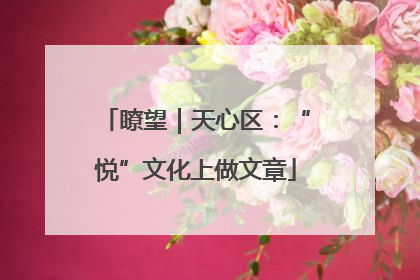 瞭望｜天心区：“悦”文化上做文章
