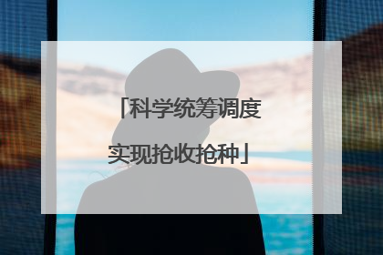 科学统筹调度实现抢收抢种