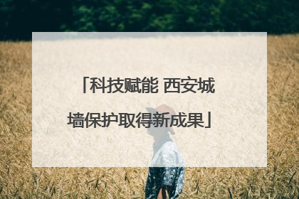 科技赋能 西安城墙保护取得新成果