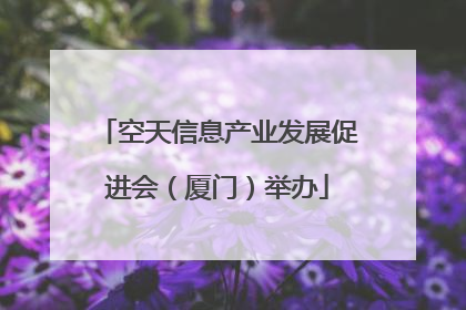 空天信息产业发展促进会（厦门）举办