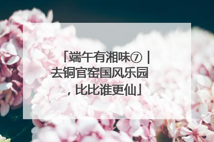 端午有湘味⑦｜去铜官窑国风乐园，比比谁更仙