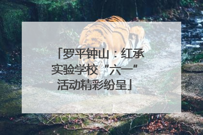 罗平钟山：红承实验学校“六一”活动精彩纷呈