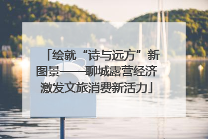 绘就“诗与远方”新图景——聊城露营经济激发文旅消费新活力