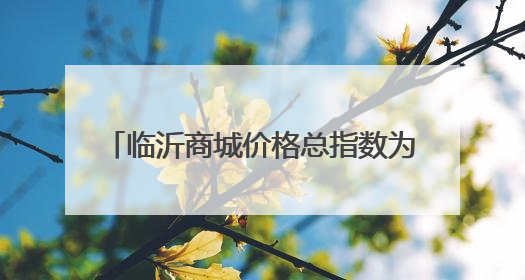 临沂商城价格总指数为103.28点，环比下跌0.10点（5月22日—5月28日）