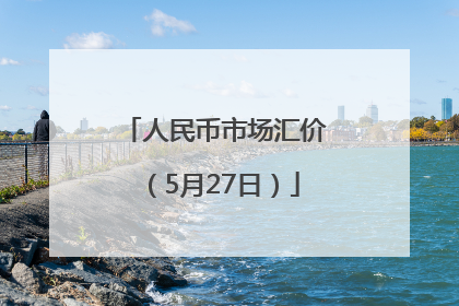 人民币市场汇价（5月27日）