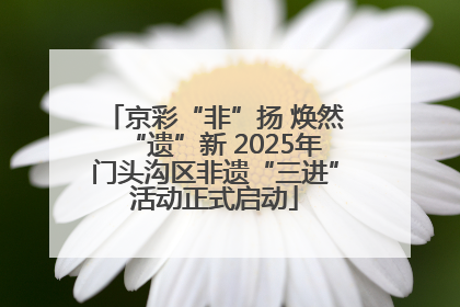 京彩“非”扬 焕然“遗”新 2025年门头沟区非遗“三进”活动正式启动