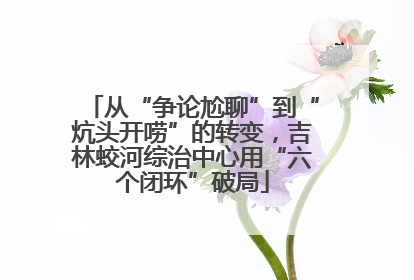 从“争论尬聊”到“炕头开唠”的转变，吉林蛟河综治中心用“六个闭环”破局