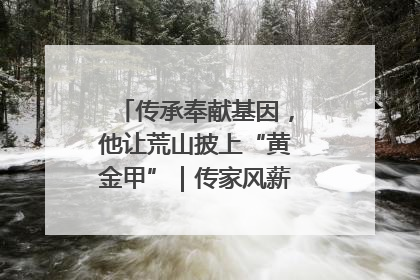 传承奉献基因，他让荒山披上“黄金甲”｜传家风薪火 颂家国情深