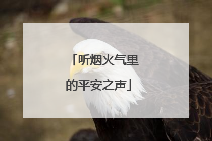 听烟火气里的平安之声