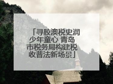 寻胶澳税史润少年童心 青岛市税务局构建税收普法新场景