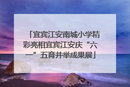 宜宾江安南城小学精彩亮相宜宾江安庆“六一”五育并举成果展