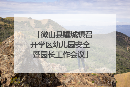 微山县驩城镇召开学区幼儿园安全暨园长工作会议
