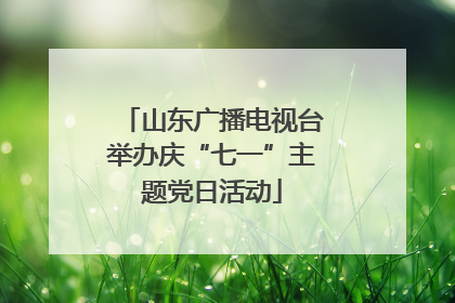山东广播电视台举办庆“七一”主题党日活动