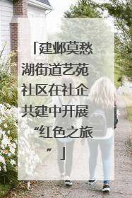 建邺莫愁湖街道艺苑社区在社企共建中开展“红色之旅”
