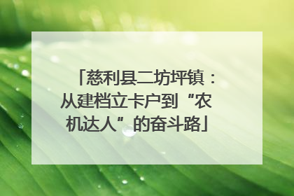 慈利县二坊坪镇：从建档立卡户到“农机达人”的奋斗路