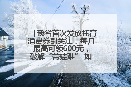 我省首次发放托育消费券引关注，每月最高可领600元，破解“带娃难” 如何不负所“托”？