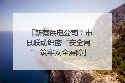 新蔡供电公司：市县联动织密“安全网” 筑牢安全屏障
