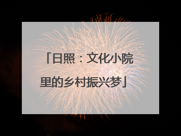 日照：文化小院里的乡村振兴梦