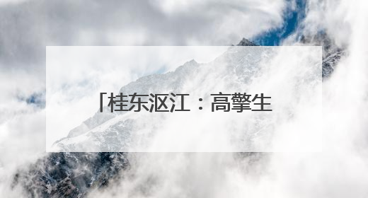 桂东沤江：高擎生态旗 描绘新画卷