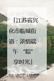 江苏省兴化市临城街道：浓情端午 “粽”享时光