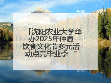 沈阳农业大学举办2025年仲夏饮食文化节多元活动点亮毕业季 “辽宁优品”进校园首站启动