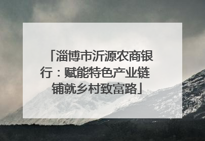 淄博市沂源农商银行：赋能特色产业链 铺就乡村致富路