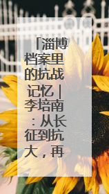 淄博档案里的抗战记忆｜李培南：从长征到抗大，再到淄博的革命足迹