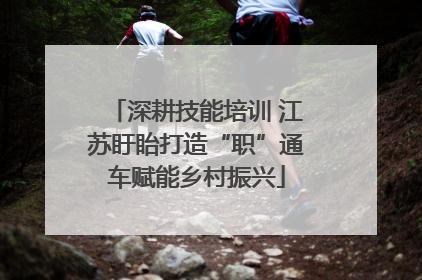 深耕技能培训 江苏盱眙打造“职”通车赋能乡村振兴