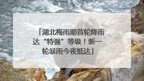 湖北梅雨期首轮降雨达“特强”等级！新一轮暴雨今夜抵达