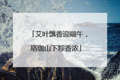 艾叶飘香迎端午，珞珈山下粽香浓