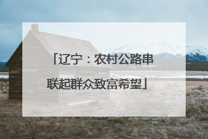 辽宁：农村公路串联起群众致富希望