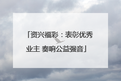 资兴福彩：表彰优秀业主 奏响公益强音