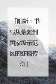 阳新：书写从荒滩到国家级示范区的虾稻传奇