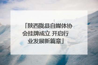 陕西陇县自媒体协会挂牌成立 开启行业发展新篇章