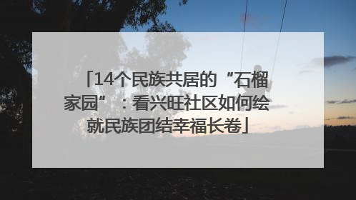 14个民族共居的“石榴家园”：看兴旺社区如何绘就民族团结幸福长卷