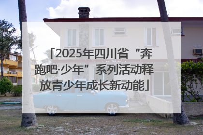 2025年四川省“奔跑吧·少年”系列活动释放青少年成长新动能