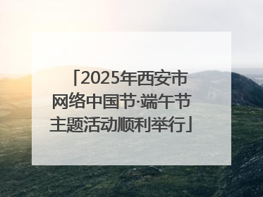 2025年西安市网络中国节·端午节主题活动顺利举行