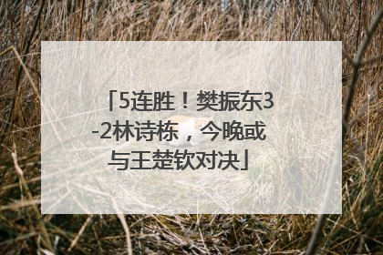 5连胜！樊振东3-2林诗栋，今晚或与王楚钦对决